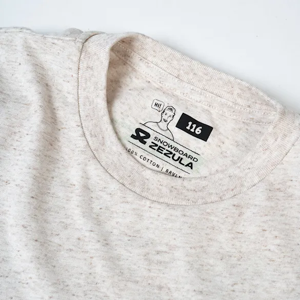 Tričko SNOWBOARD ZEZULA Ondra Šenk Tee Youth eco heather 2025 - 8