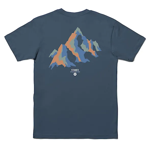 Koszulka Stance Peaks SS seablue 2026 - 1