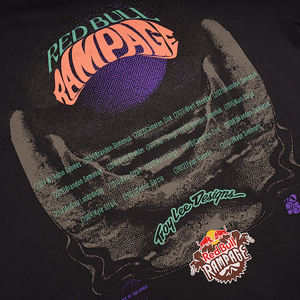Tričko Troy Lee Designs TLD X Rampage Intergalactic SS coal 2025 - 2