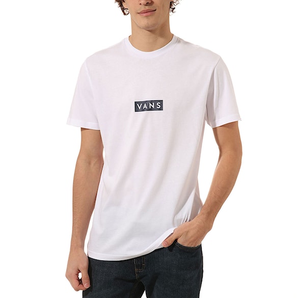 Tričko Vans Easy Box white/dress blues 2019 - 1