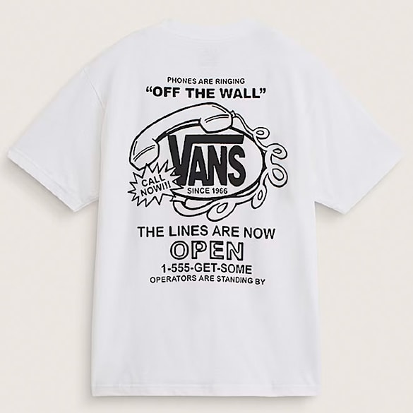 T-shirt Vans Hot Lines SS white 2026 - 4