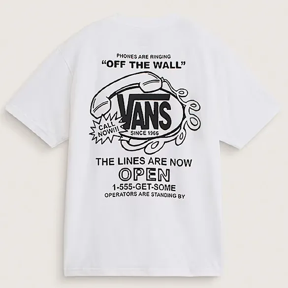T-shirt Vans Hot Lines SS white 2026 - 4