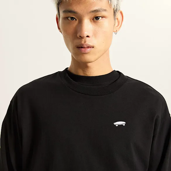 Tričko Vans Salton Loose LS black 2025 - 7