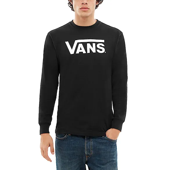T-shirt Vans Vans Classic LS black/white 2024 - 1