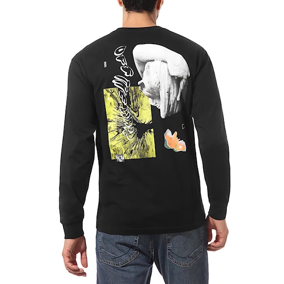 T-shirt Vans Warped Collage Ls black 2020 - 1