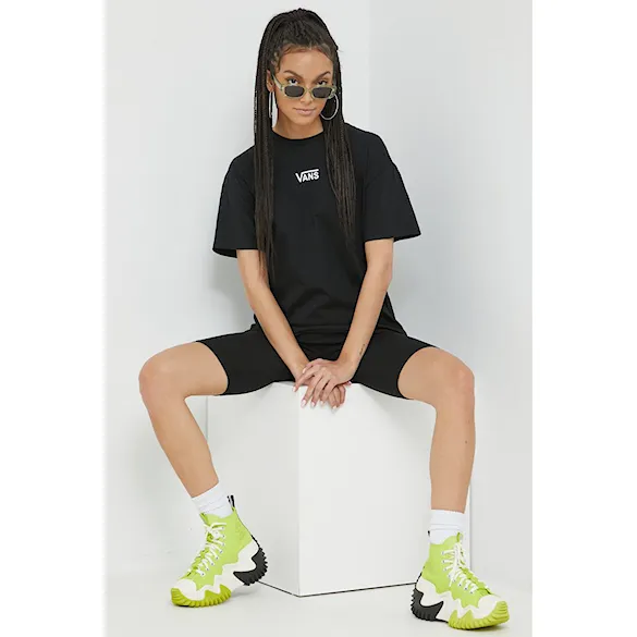 Tričko Vans Wms Flying V Oversized flying v black 2025 - 4