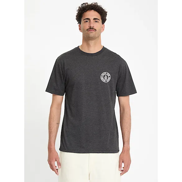 Koszulka Volcom Drain You Hth Sst heather black 2026 - 2