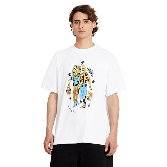 Tričko Volcom FA Bob Mollema 3 Loose SST white 2025 - 1