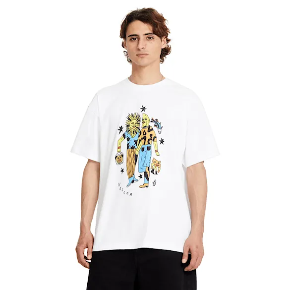 Tričko Volcom FA Bob Mollema 3 Loose SST white 2025 - 1