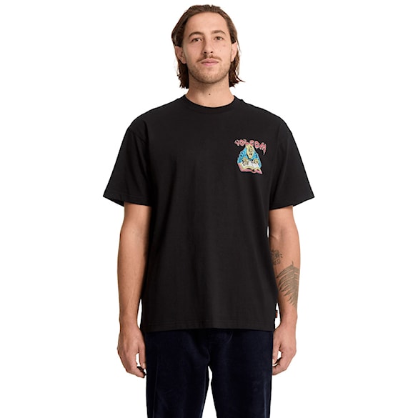 Tričko Volcom FA JJ Villard SST black 2025 - 2