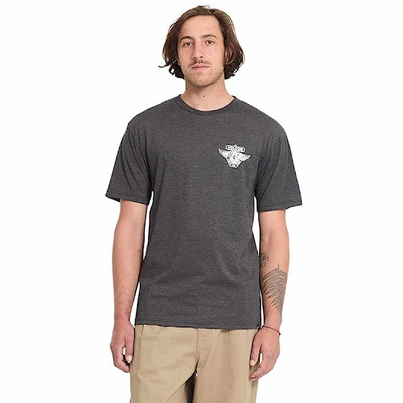 Koszulka Volcom Free Wheel HTH SST heather black 2026 - 4