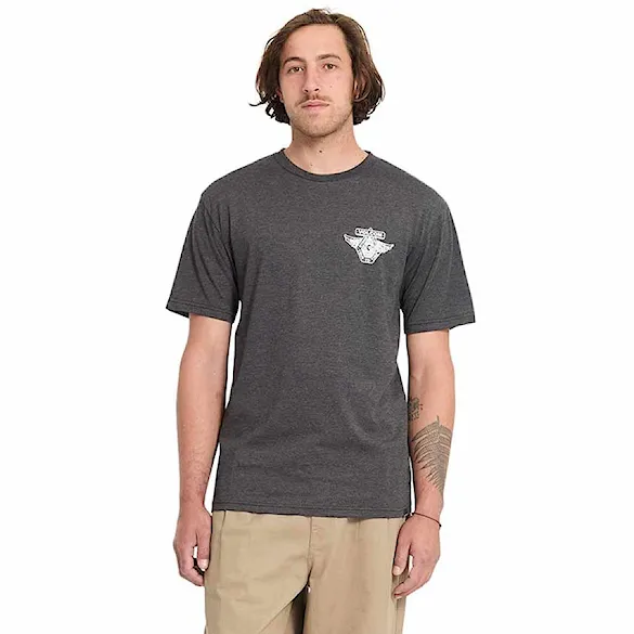 T-shirt Volcom Free Wheel HTH SST heather black 2026 - 4