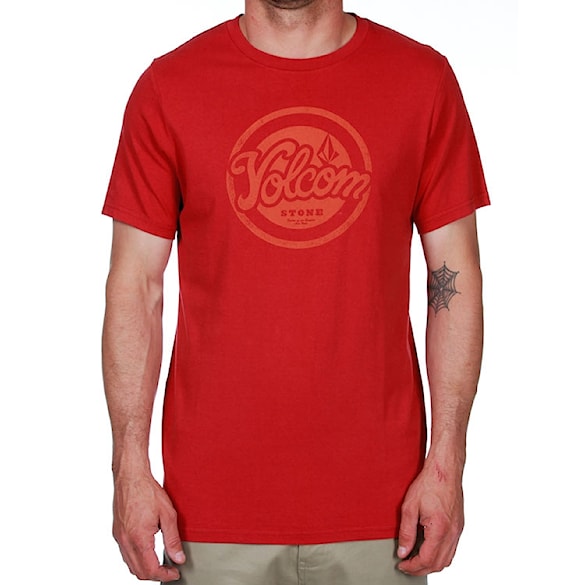 Tričko Volcom K Script Basic lumber jack red - 1
