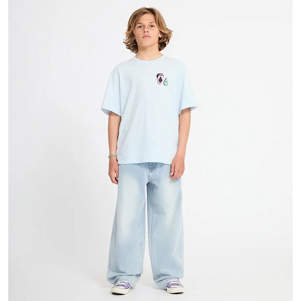 Tričko Volcom Kids Aura BSC SST light blue acid 2026 - 4