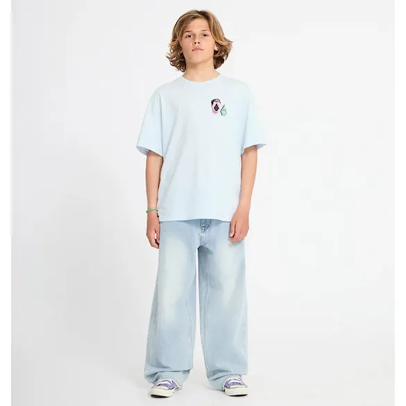 Tričko Volcom Kids Aura BSC SST light blue acid 2026 - 4