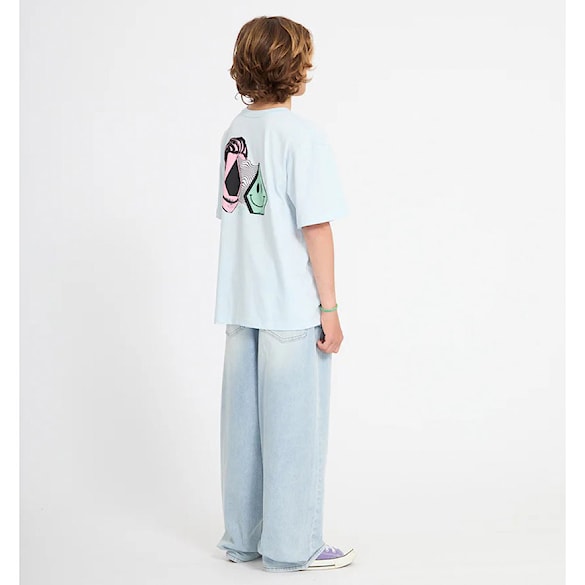 Tričko Volcom Kids Aura BSC SST light blue acid 2026 - 5