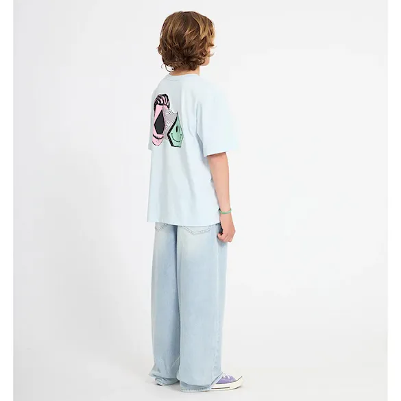 Tričko Volcom Kids Aura BSC SST light blue acid 2026 - 5