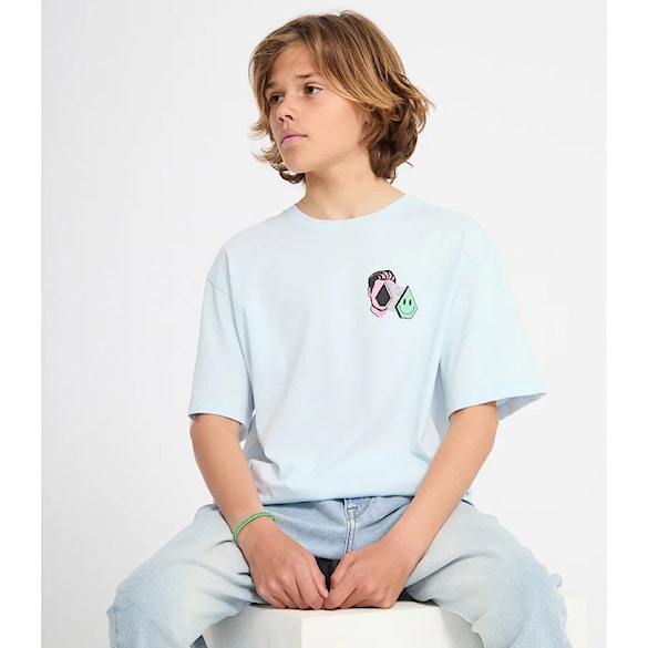 Tričko Volcom Kids Aura BSC SST light blue acid 2026 - 8