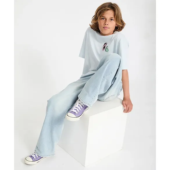 Tričko Volcom Kids Aura BSC SST light blue acid 2026 - 9
