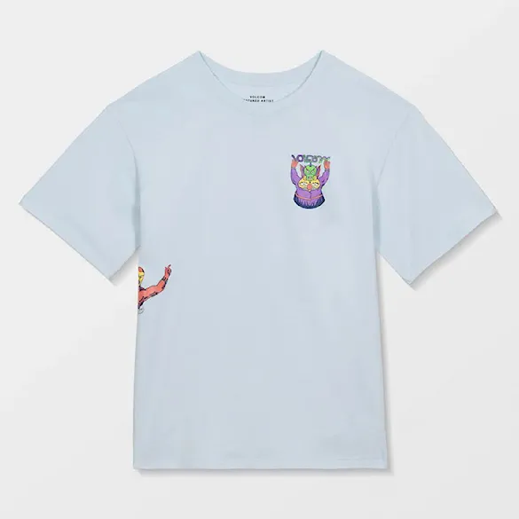 Tričko Volcom Kids FA Ben Sanair Tee 1 light blue acid 2026 - 4