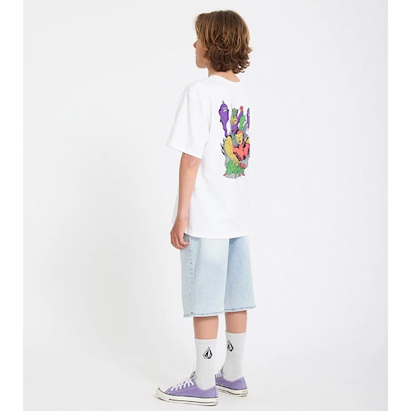 Tričko Volcom Kids FA Ben Sanair Tee 1 white 2026 - 5