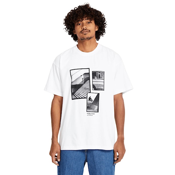 T-shirt Volcom Pfanngles Loose SST white 2025 - 1