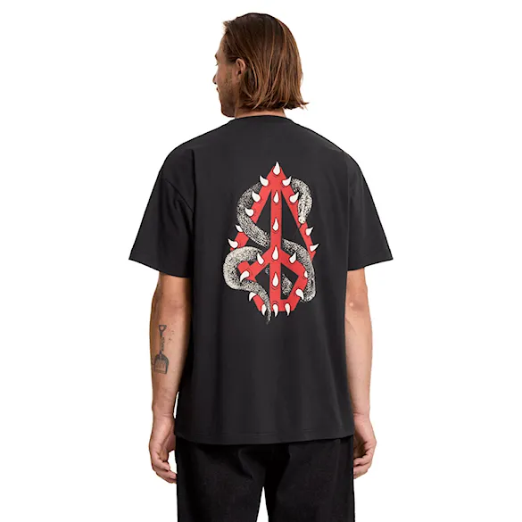 Tričko Volcom Snake Peace LSE SST black 2025 - 1