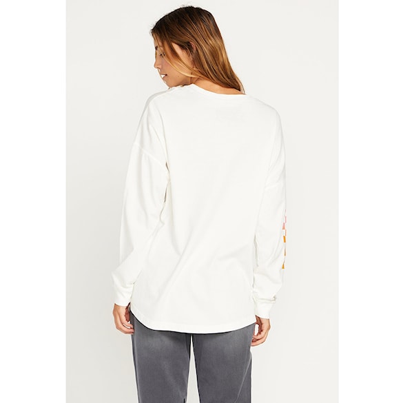 T-shirt Volcom Wms Werking Doubles Ls star white 2023 - 2