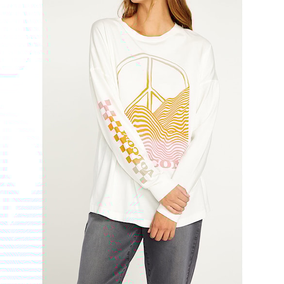 T-shirt Volcom Wms Werking Doubles Ls star white 2023 - 3