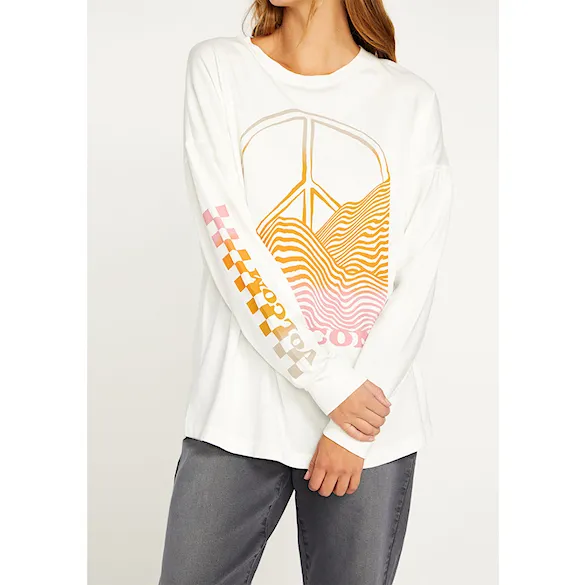 Koszulka Volcom Wms Werking Doubles Ls star white 2023 - 3