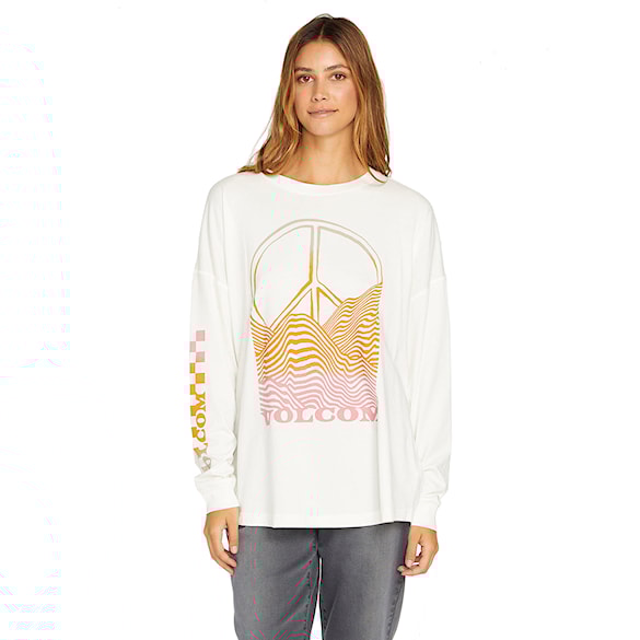 T-shirt Volcom Wms Werking Doubles Ls star white 2023 - 1