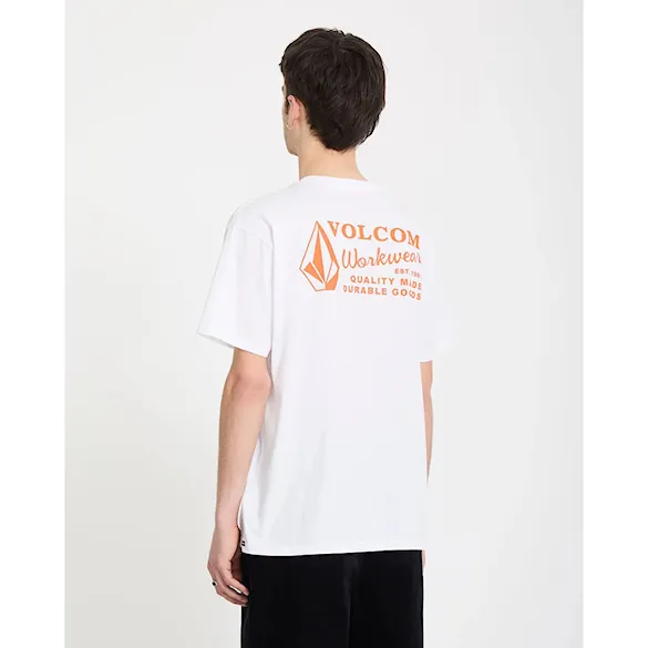 Koszulka Volcom Workwear SST white combo 2026 - 3
