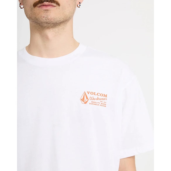 Koszulka Volcom Workwear SST white combo 2026 - 7