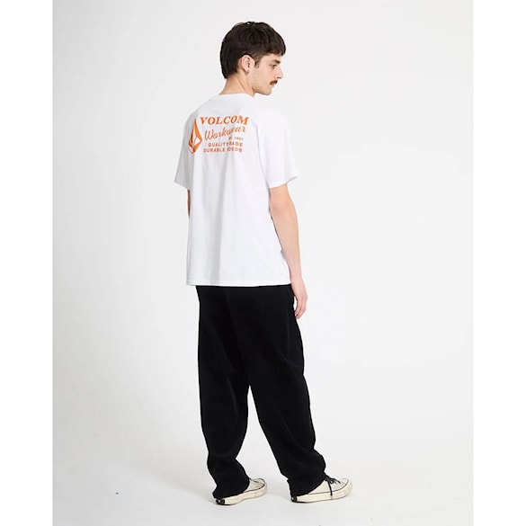 Koszulka Volcom Workwear SST white combo 2026 - 9