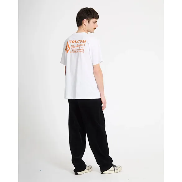Koszulka Volcom Workwear SST white combo 2026 - 9