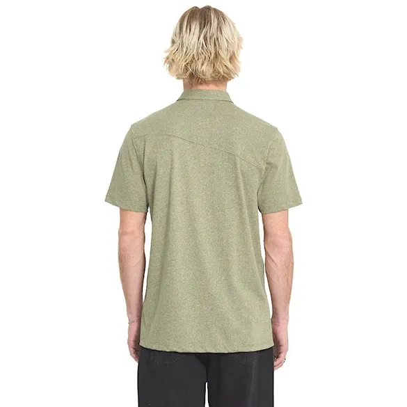 Tričko Volcom Wowzer Polo SS thyme green 2026 - 2