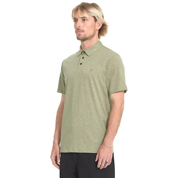 Tričko Volcom Wowzer Polo SS thyme green 2026 - 3