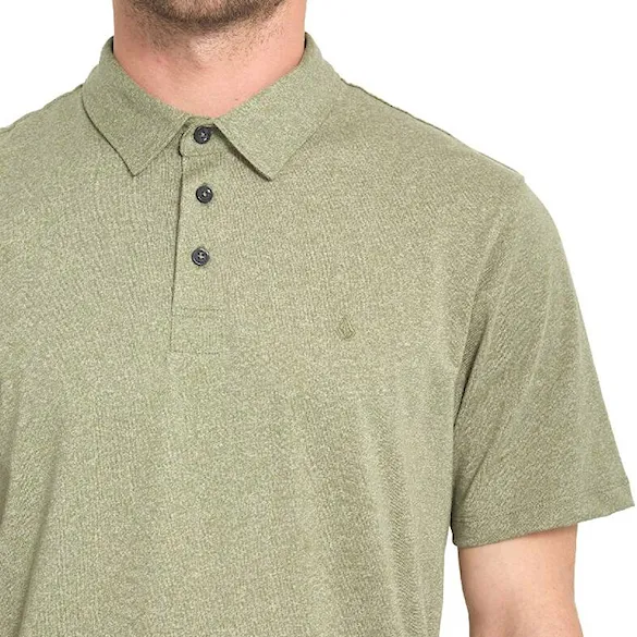 Tričko Volcom Wowzer Polo SS thyme green 2026 - 4