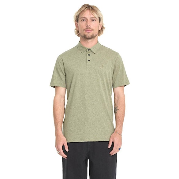 Tričko Volcom Wowzer Polo SS thyme green 2026 - 1