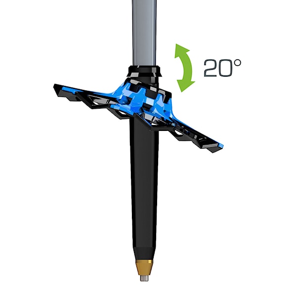 Teleskopické hůlky TSL Tour Alu 5 Cross Swing 2026 - 6