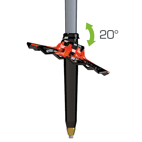 Teleskopické palice TSL Tour Carbon 3 Cross Swing 2026 - 3