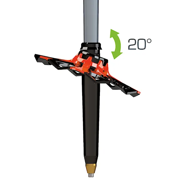 Teleskopické palice TSL Tour Carbon 3 Cross Swing 2026 - 3