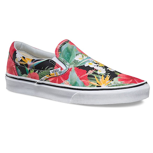 Slip-on tenisky Vans Classic Slip-On digi aloha black/true white 2016 - 1
