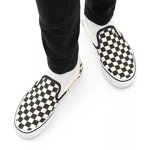 Slip-on tenisówki Vans Classic Slip-On Platform black&white checkerboard/wht 2026 - 3