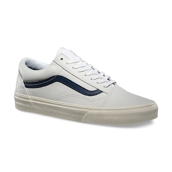 Tenisky Vans Old Skool matte leather twt/drs blue 2015 - 1