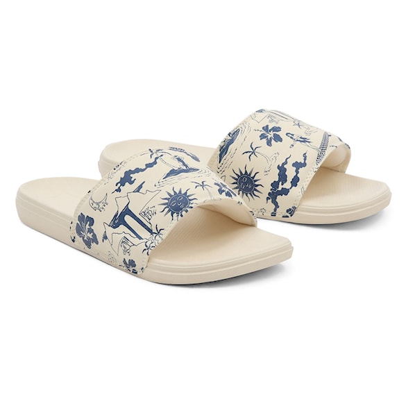 Klapki Vans Wms La Costa Slide-On island dream true navy/mshmlw 2022 - 1