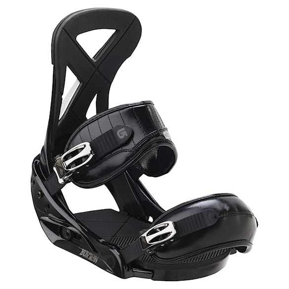 Vázání na lyže Burton Custom black - 1