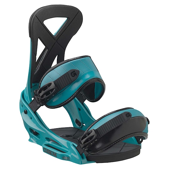 Vázání na lyže Burton Custom Est teal - 1