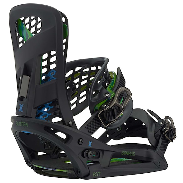 Vázání na lyže Burton Genesis X Est black/tappy 2016 - 1