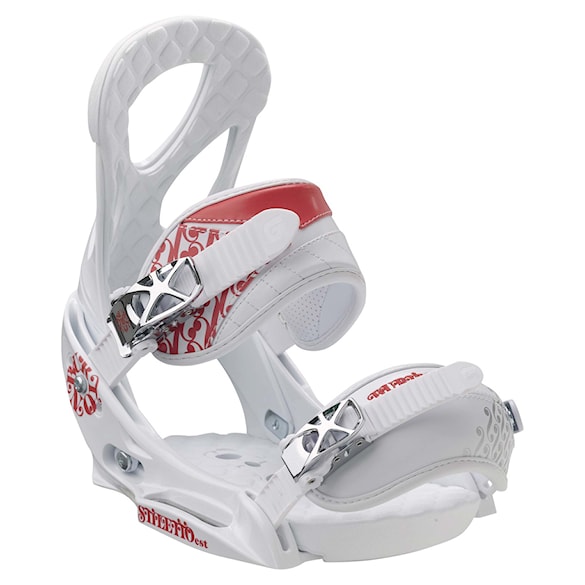 Vázání na lyže Burton Stiletto Est white 2012 - 1